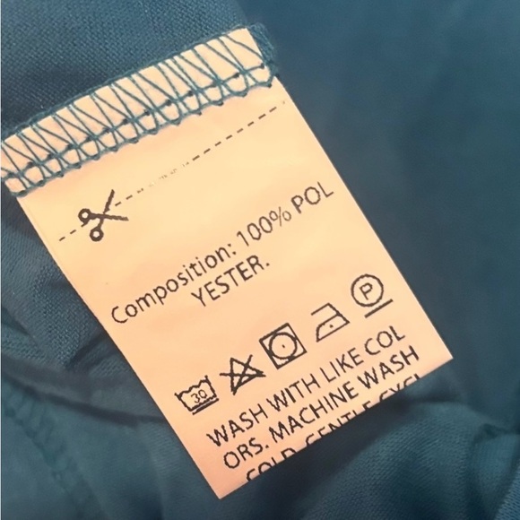 NWOT Teal Scoop Neck Women's Tank Top 3X - Picture 5 of 5